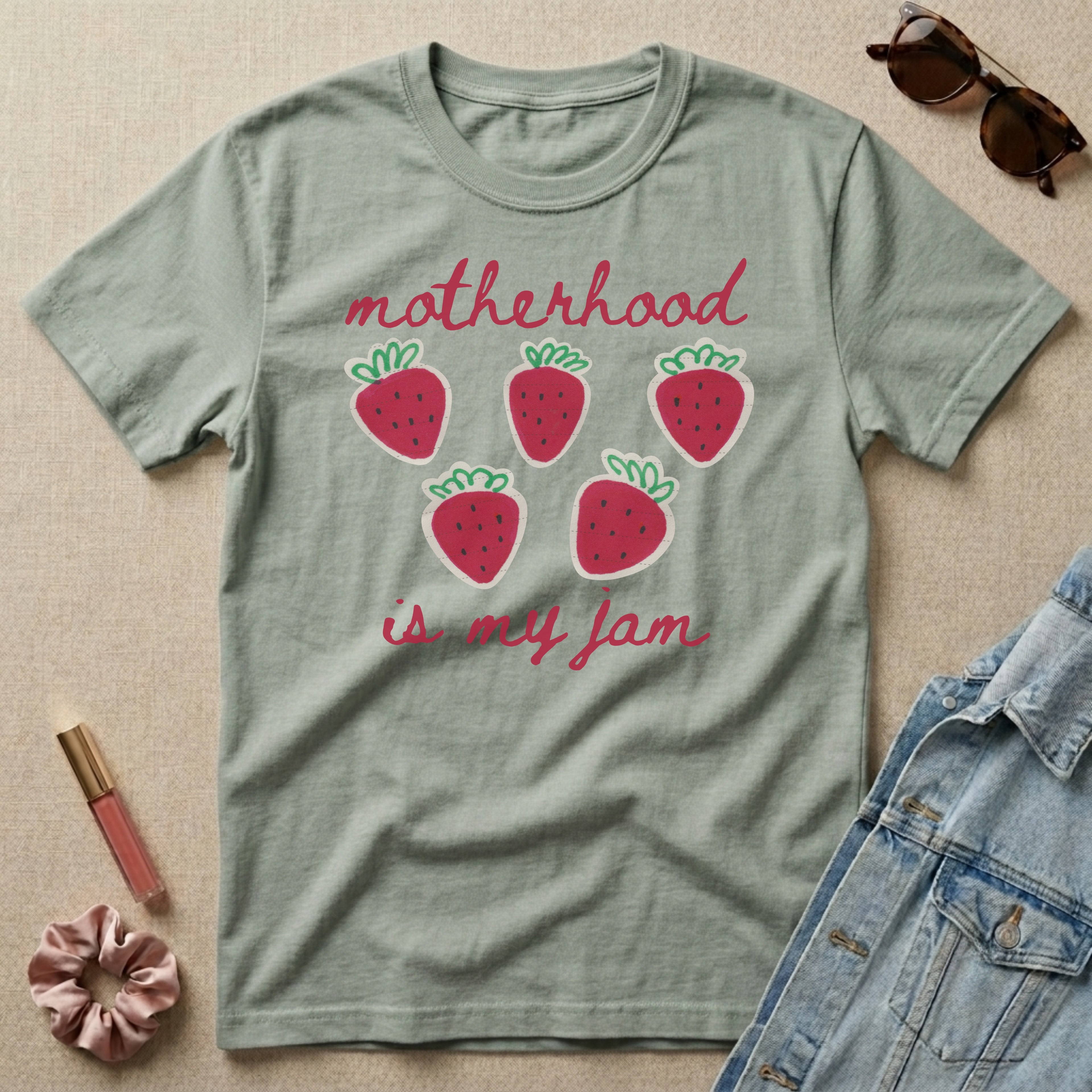 motherhood is my jam t-shirt