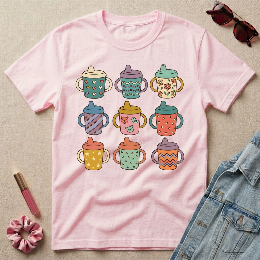 sippy cup collection t-shirt
