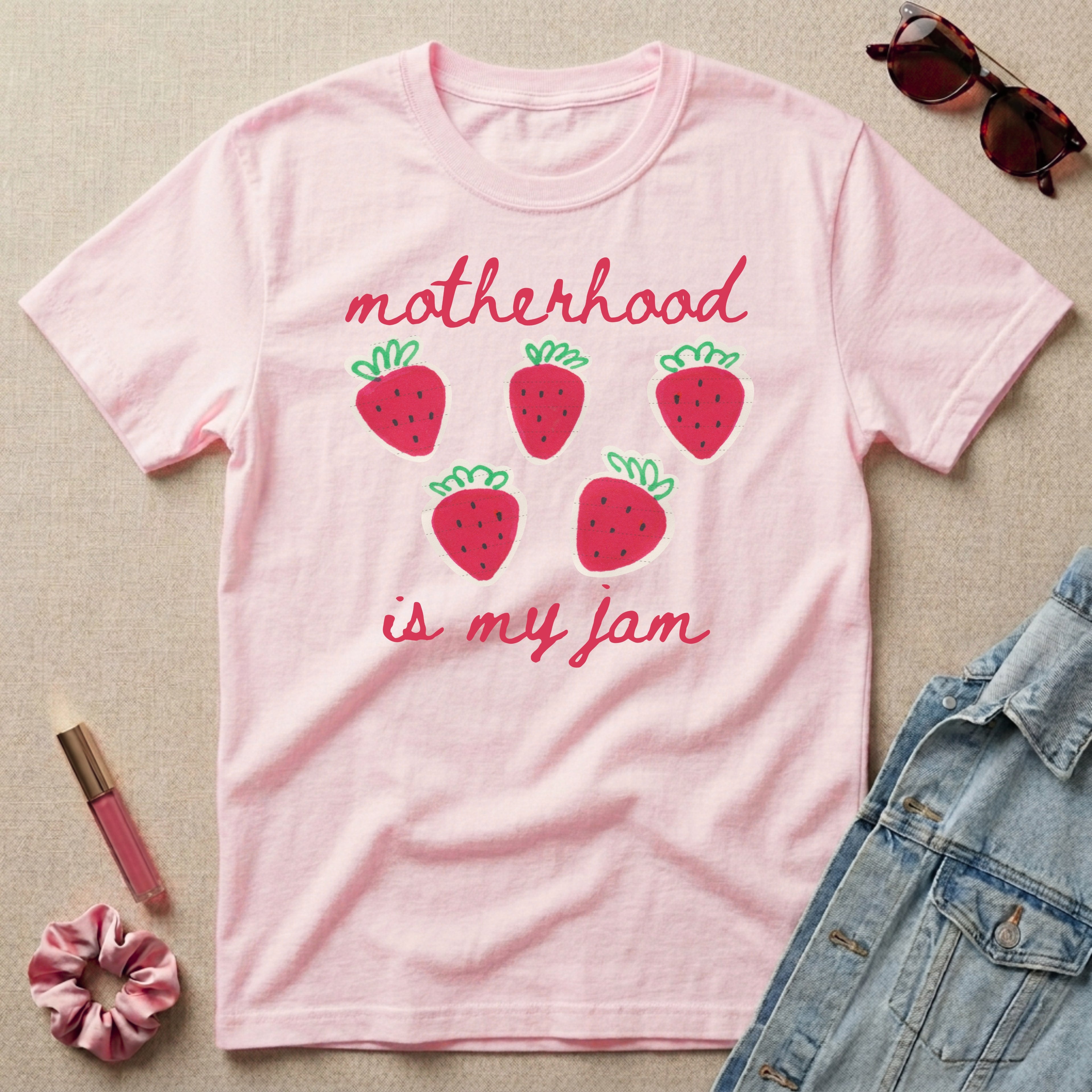 motherhood is my jam t-shirt
