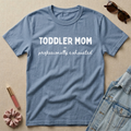 professionally exhausted t-shirt