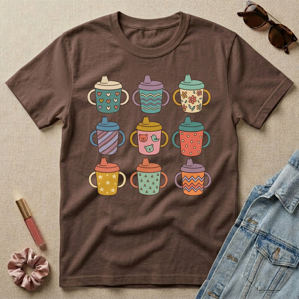 sippy cup collection t-shirt