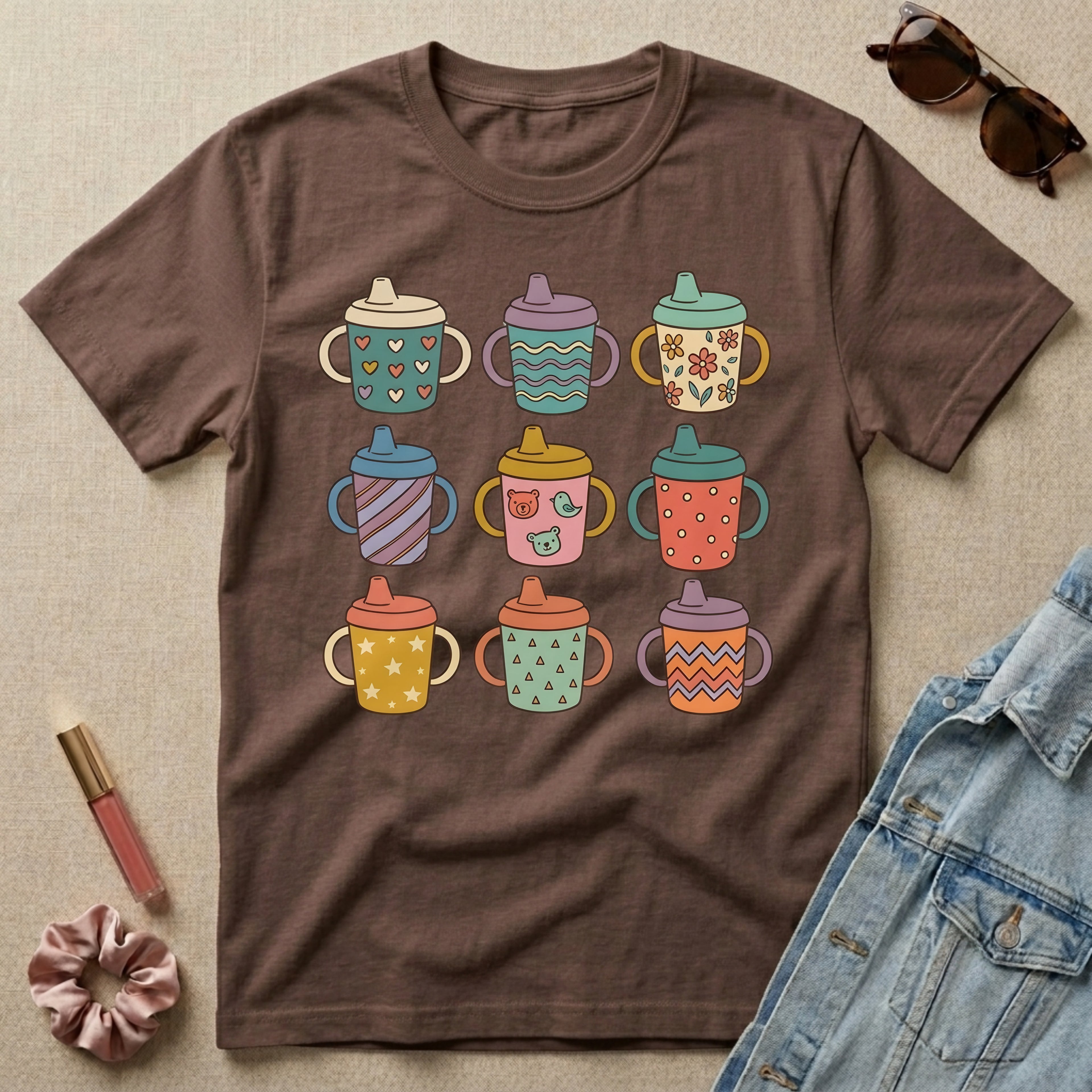 sippy cup collection t-shirt