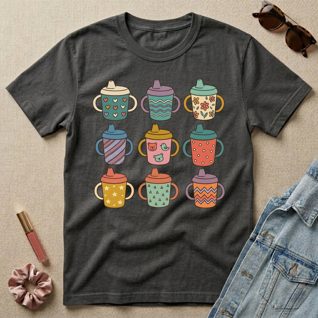 sippy cup collection t-shirt