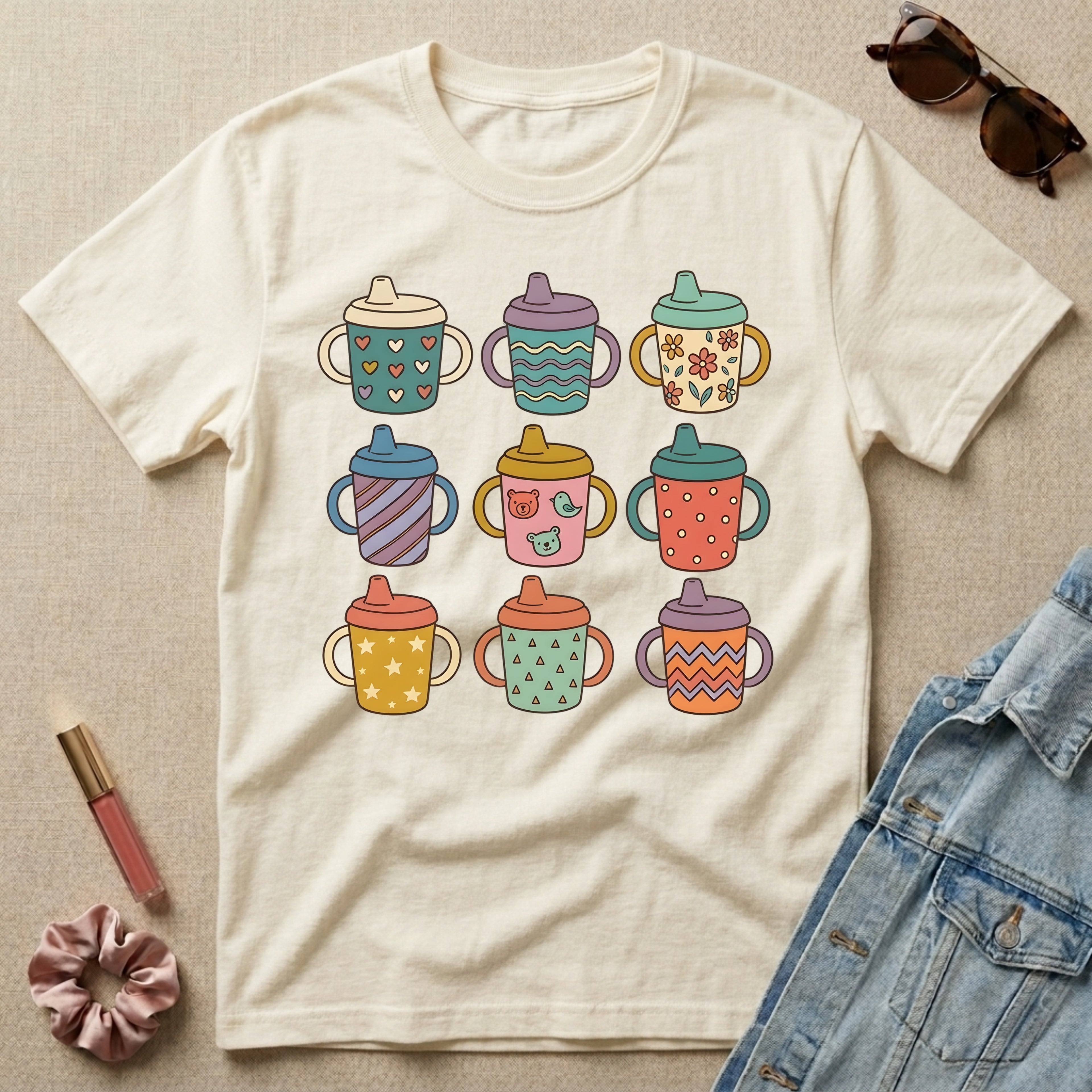 sippy cup collection t-shirt