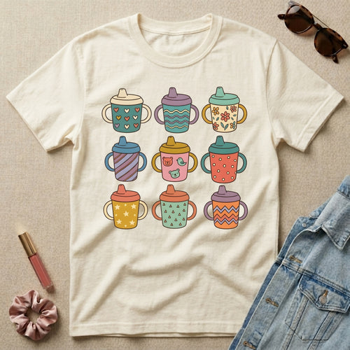sippy cup collection t-shirt