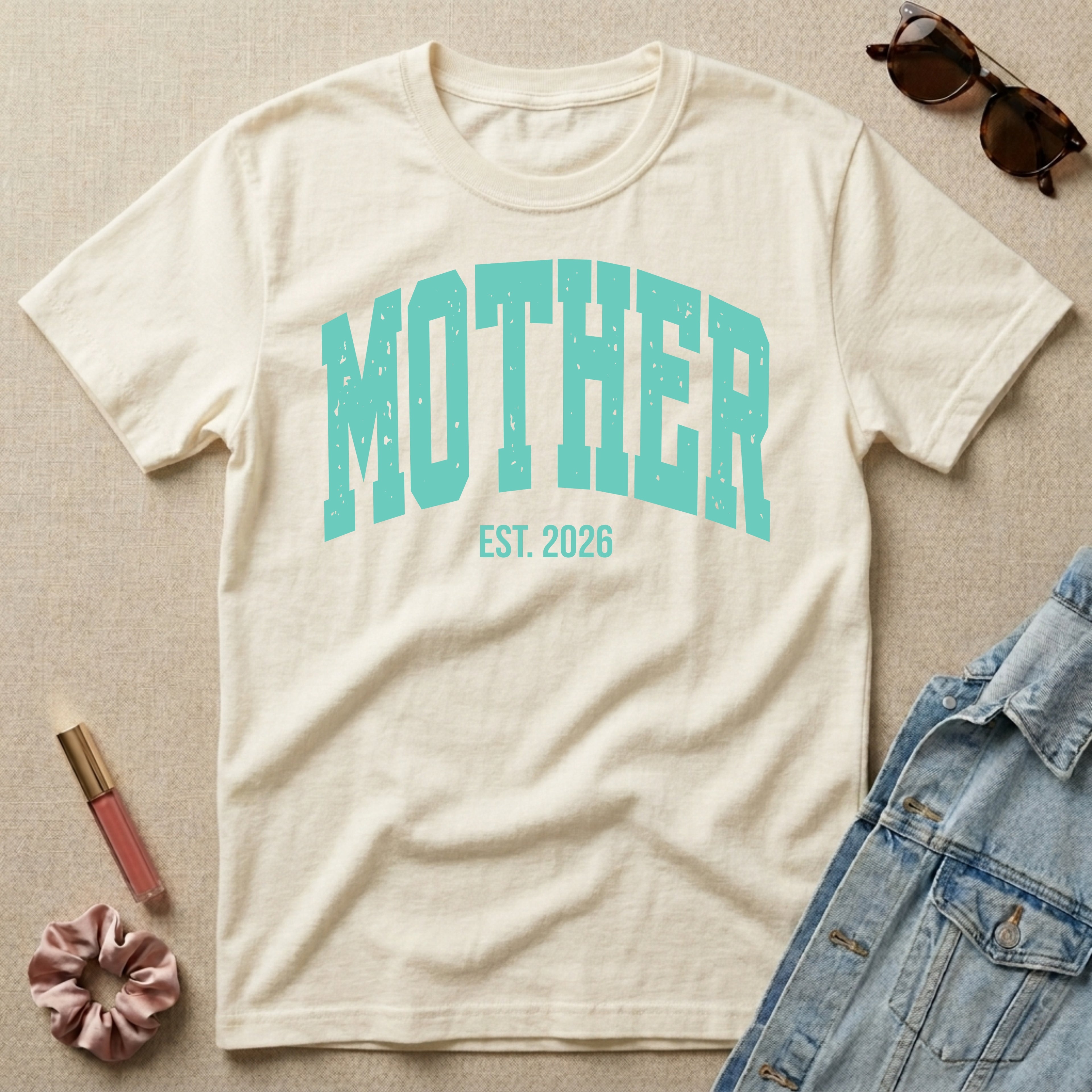 mother est 2026 varsity t-shirt