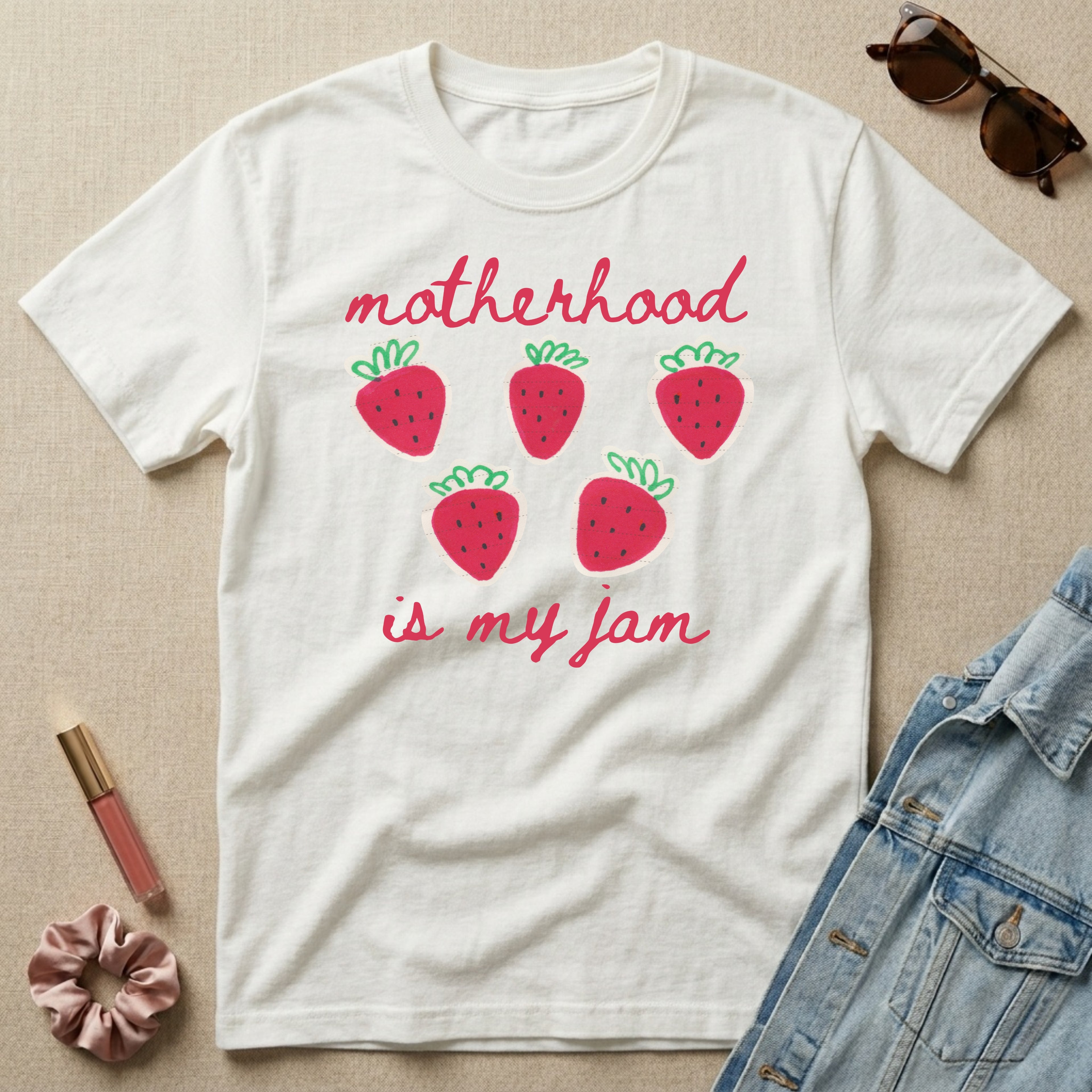 motherhood is my jam t-shirt